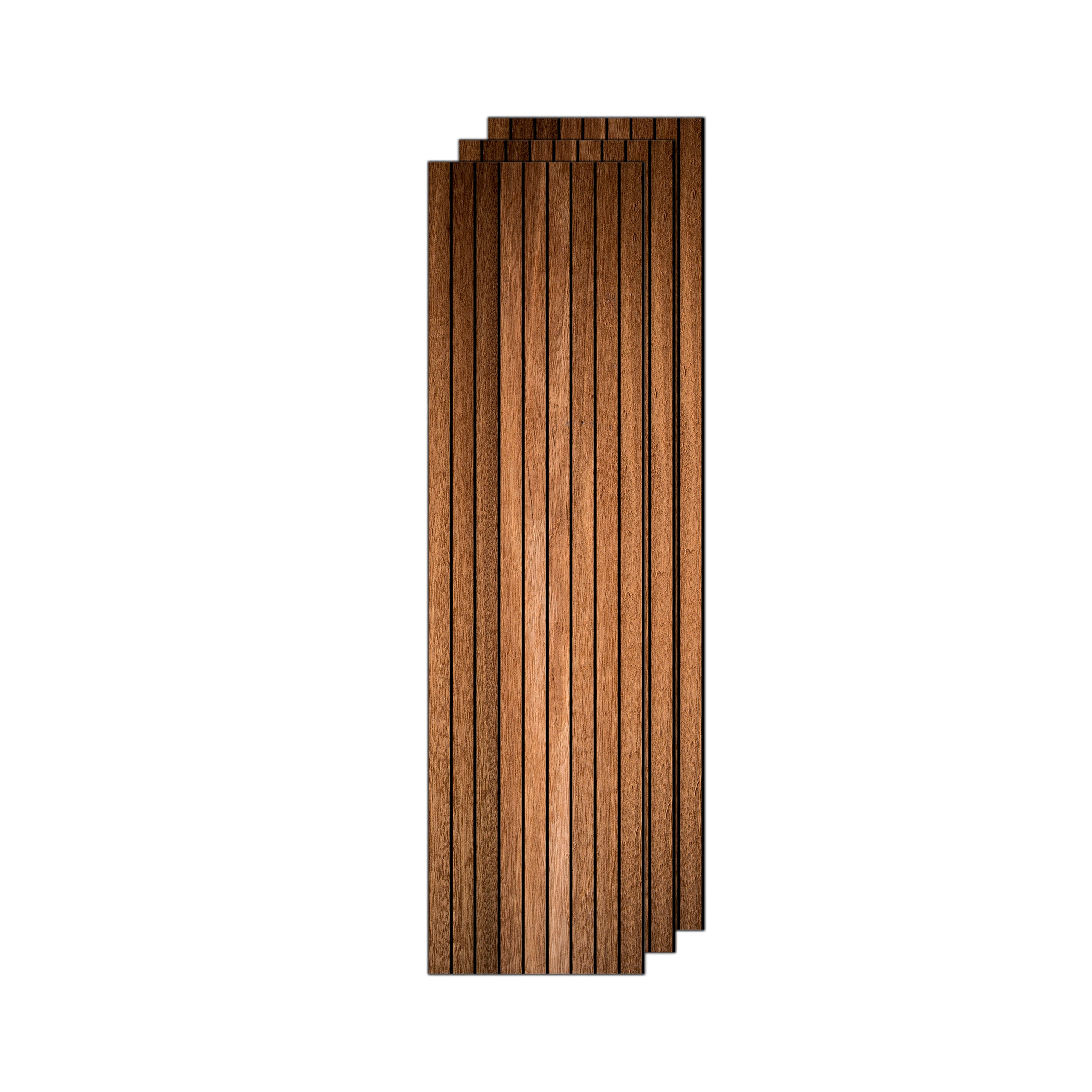 Wilderland Faux Wood AL-103 3D Acoustic Wall Panels (3 Pieces)