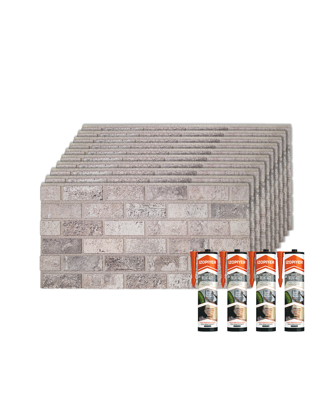 Beige Dream T-1902 3D Decorative Wall Panels, Brick Effect