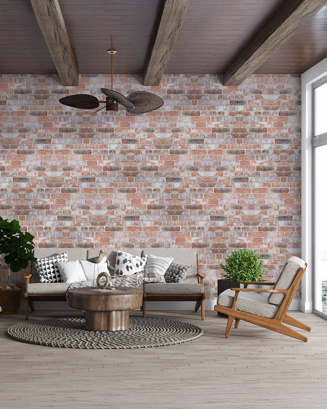 Old Temple SL-1925 3D Decorative Wall Panels, Stone Effect
