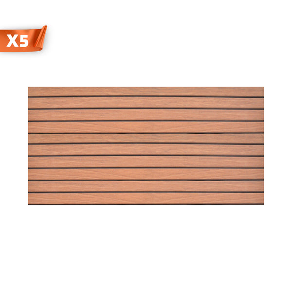 Chestnut Shell Wood AP-03 3D Wood Effect Wall Panels 5Pieces