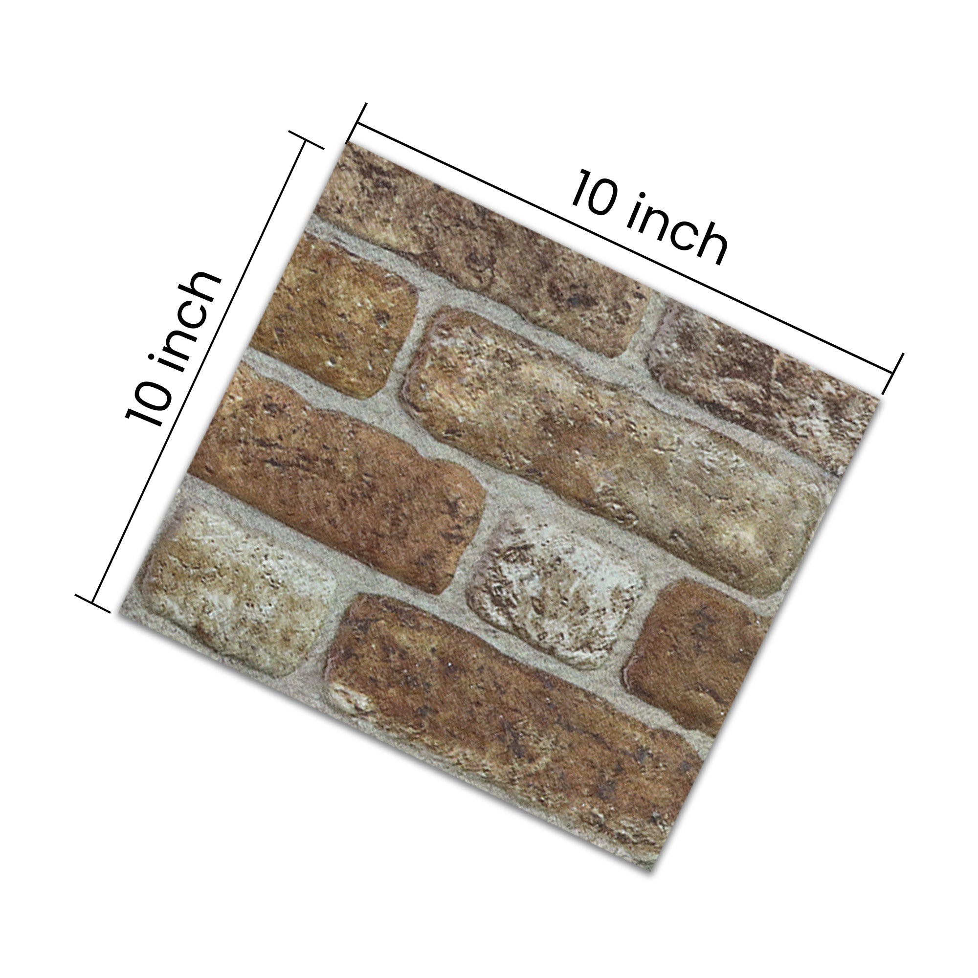 Product Sample 10"x10" Old Castle Slim L-1907 3D Wall Panels