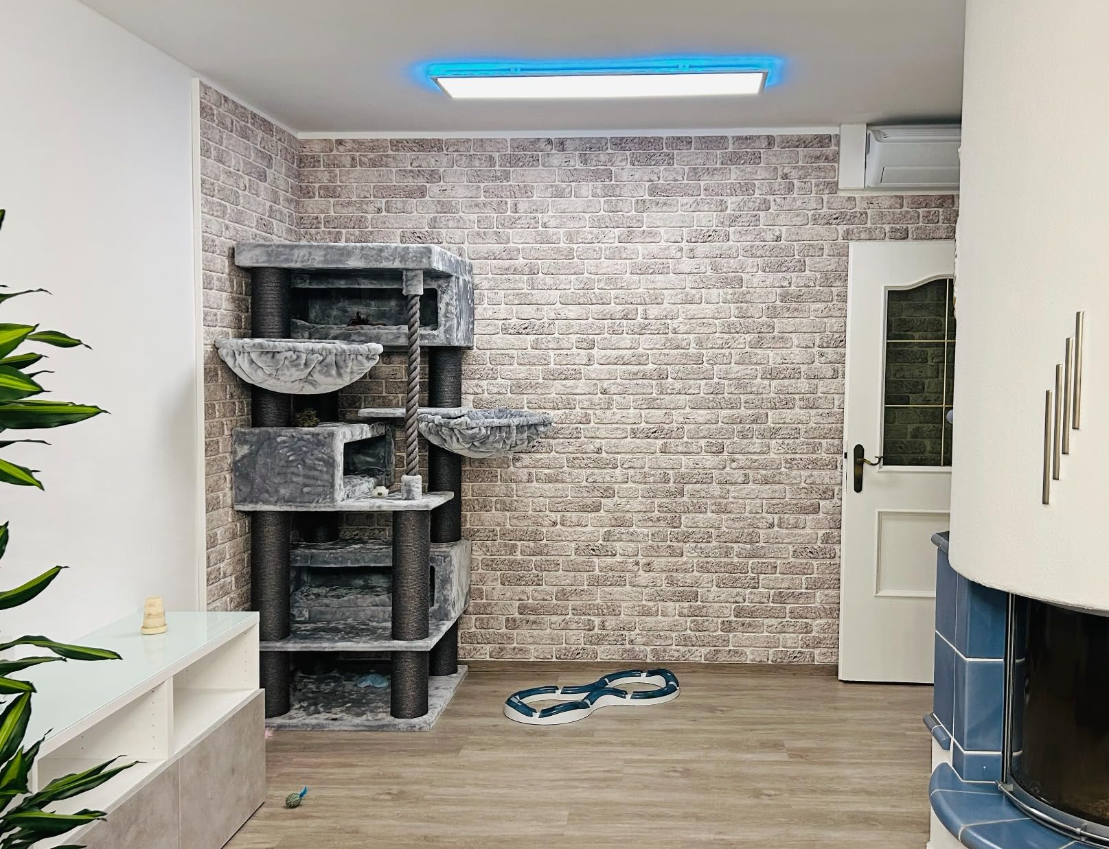 White Grey SL-1702 3D Decorative Wall Panels, Stone Effect