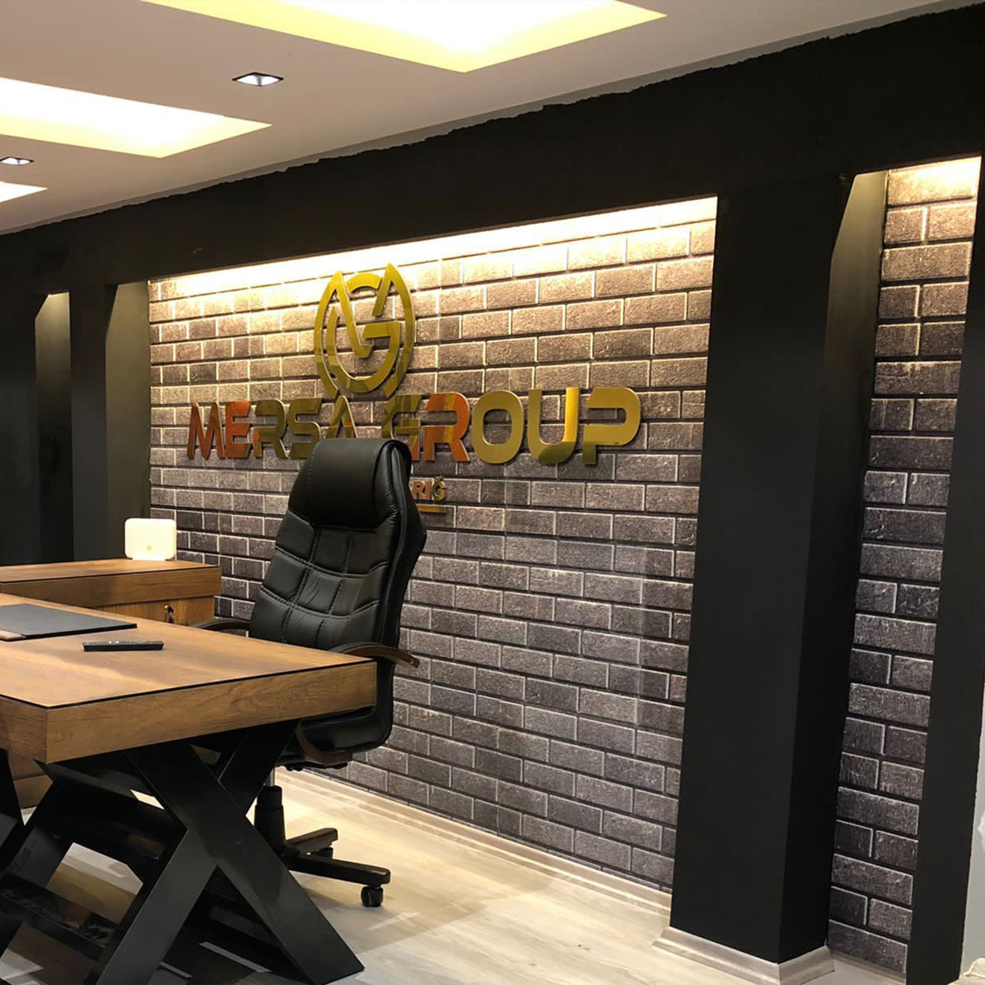 Ash Smoke T-1905 3D Decorative Wall Panels, Brick Effect