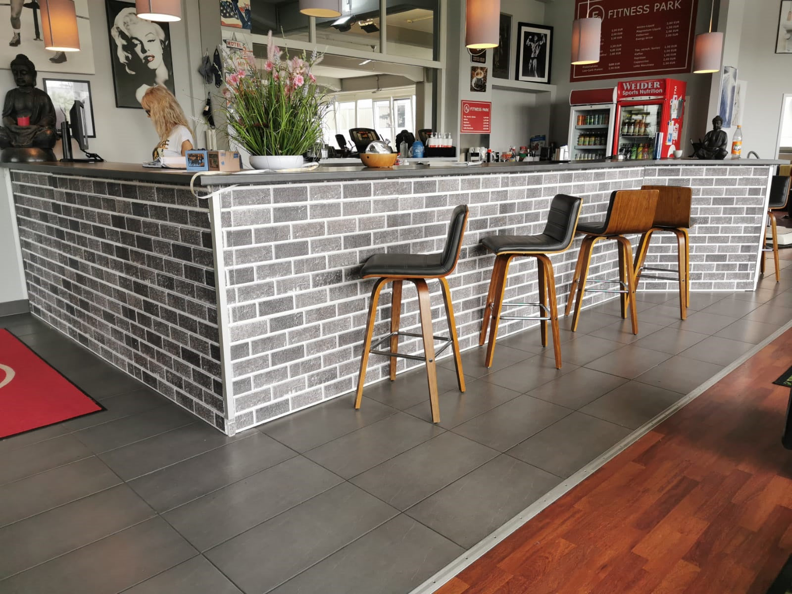 Ash Smoke T-1905 3D Decorative Wall Panels, Brick Effect