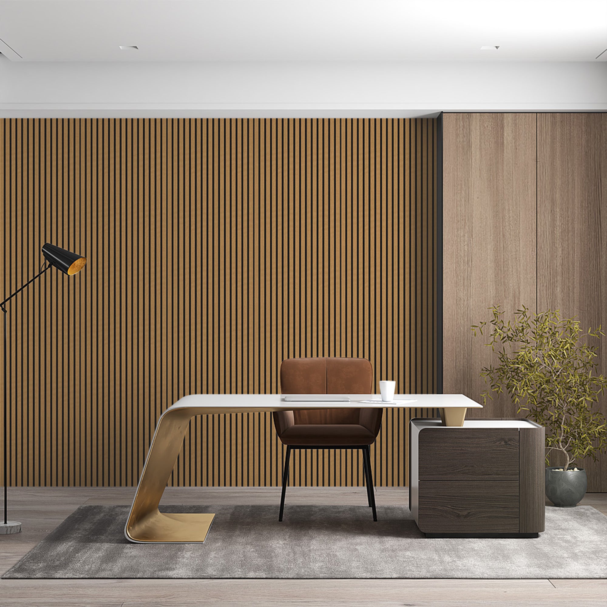 Forest Eye Harmony Wood-T44 | Product Sample 5"x12" Acoustic Wood Wall Panels