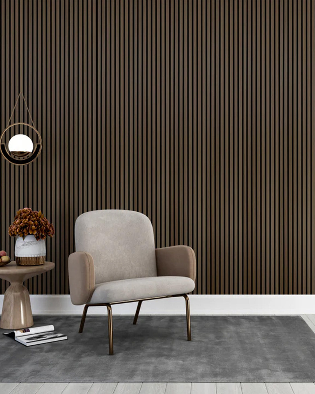 Vintage Time Harmony Wood-T46 | Product Sample 5"x12" Acoustic Wood Wall Panels