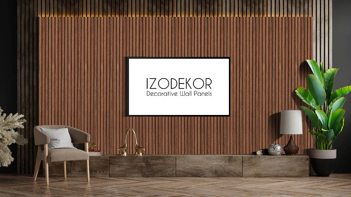 Wisdom Faux Wood AL-104 3D Acoustic Wall Panels (3 Pieces)
