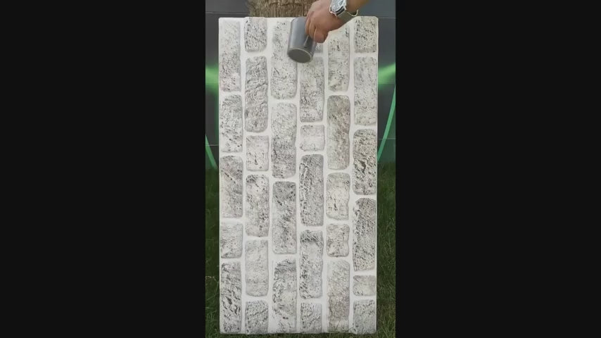 White Snow SL-1900 3D Decorative Wall Panels, Stone Effect