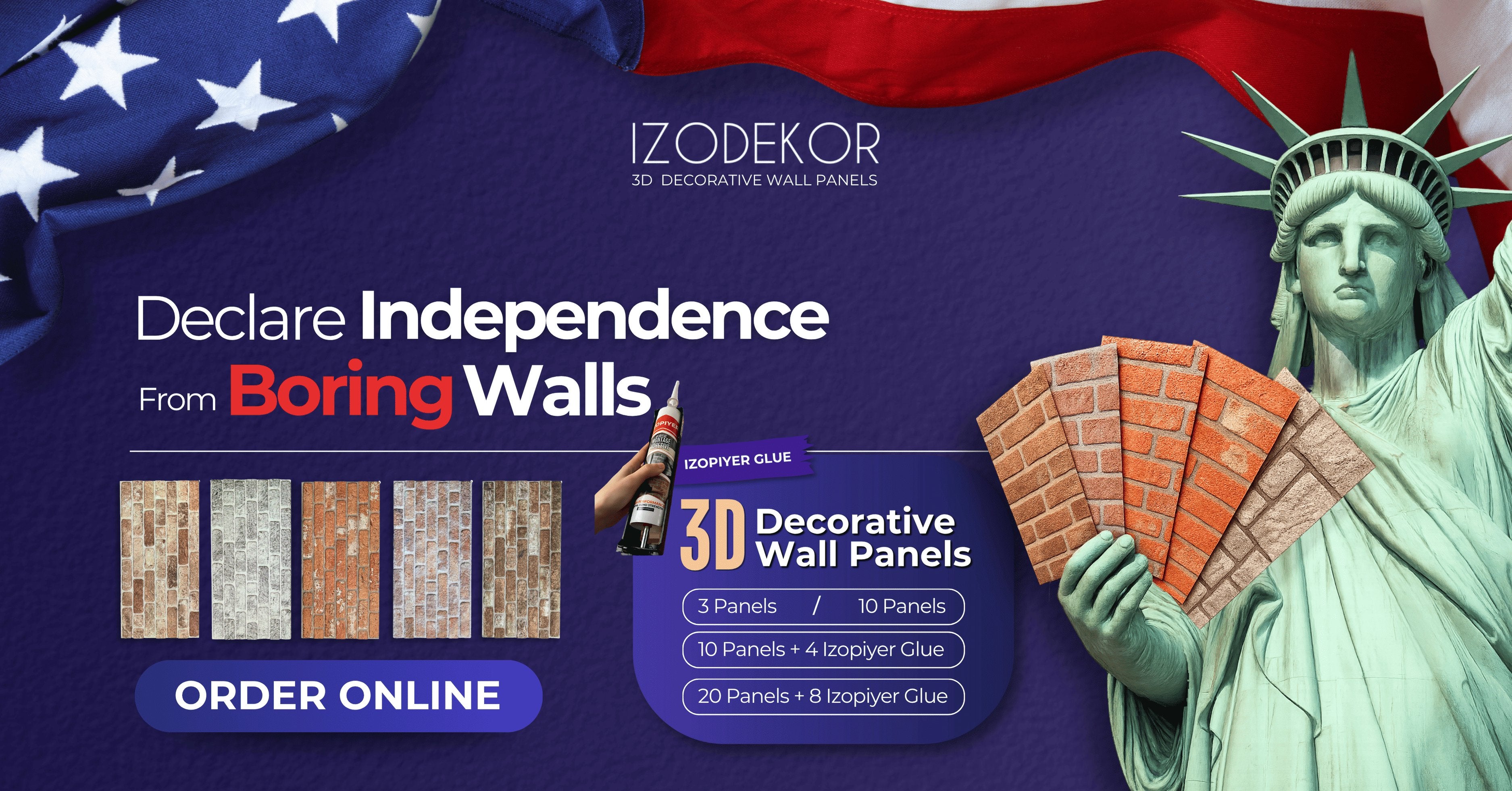 Slim Lycia-Brick-Thin-Mixed Stone Wall Panels