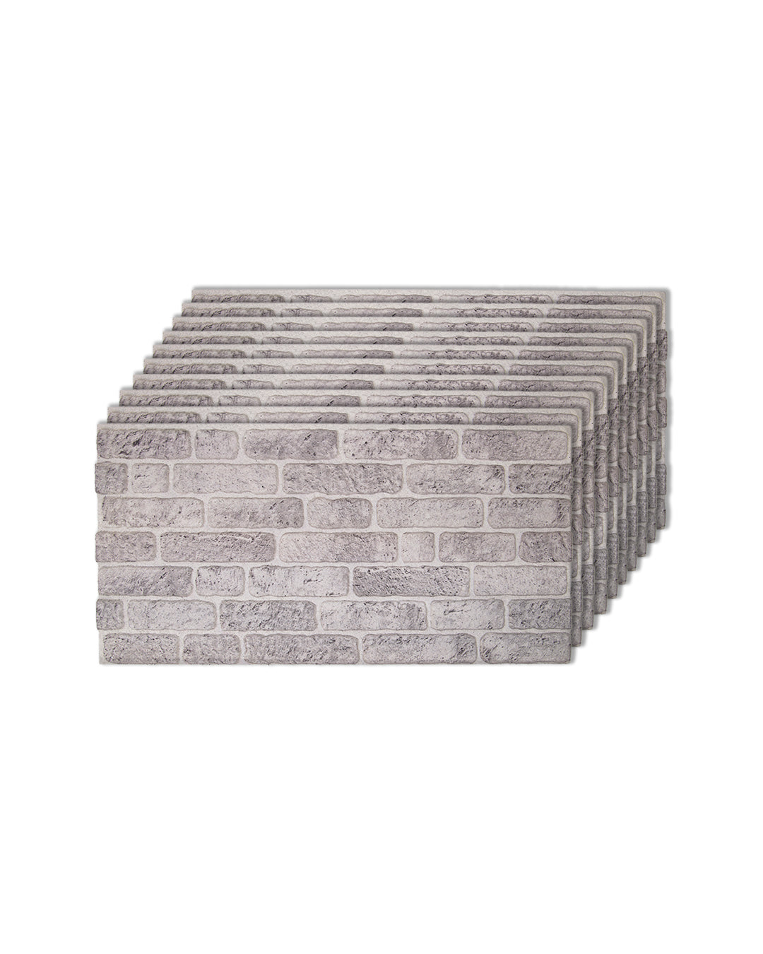White Grey Slim L-1702 3D Decorative Wall Panels