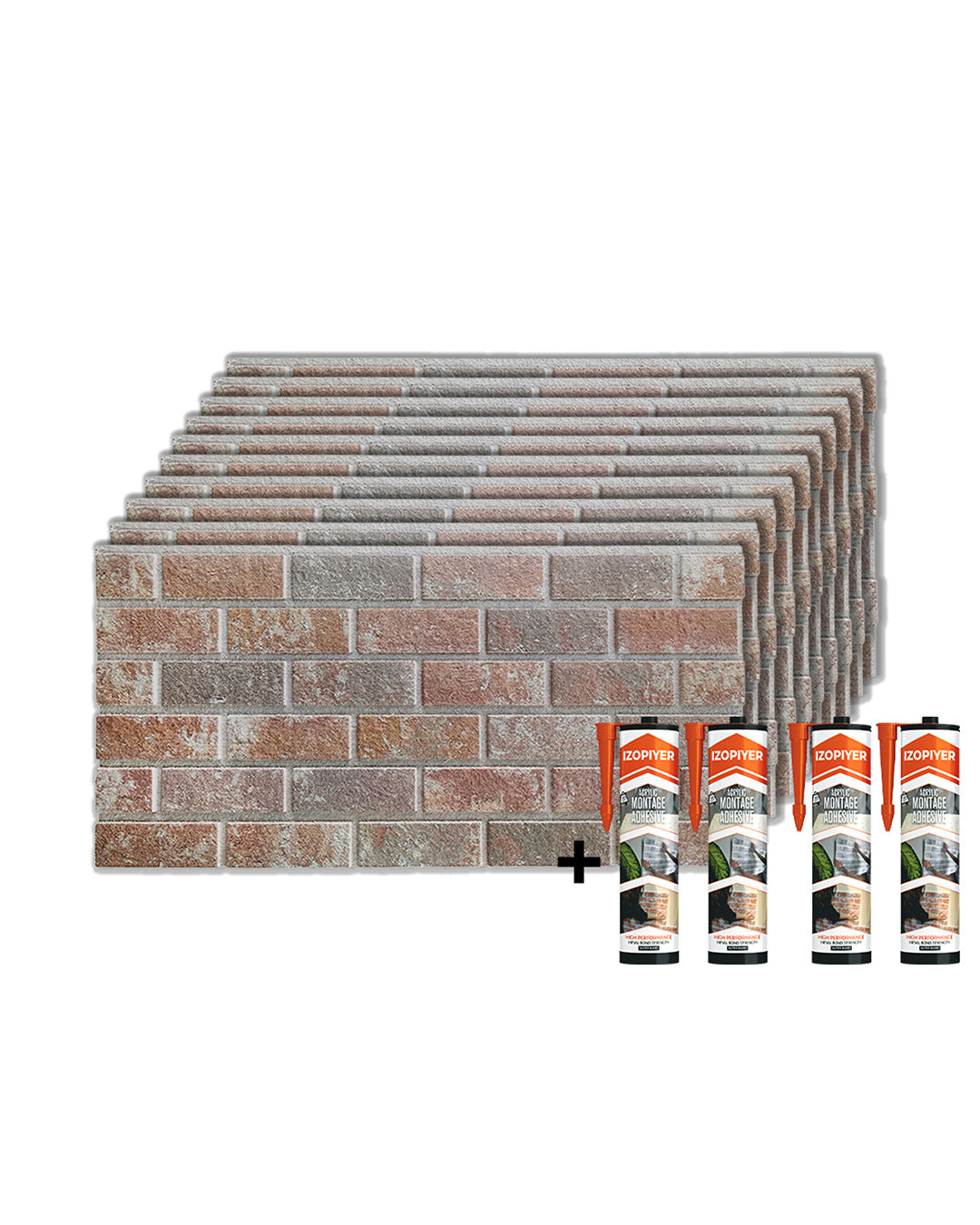 Mocha Royal T-1901 | 3D Brick Effect Decorative Wall Panels, 20x40in | 3/10/20 Panel Options