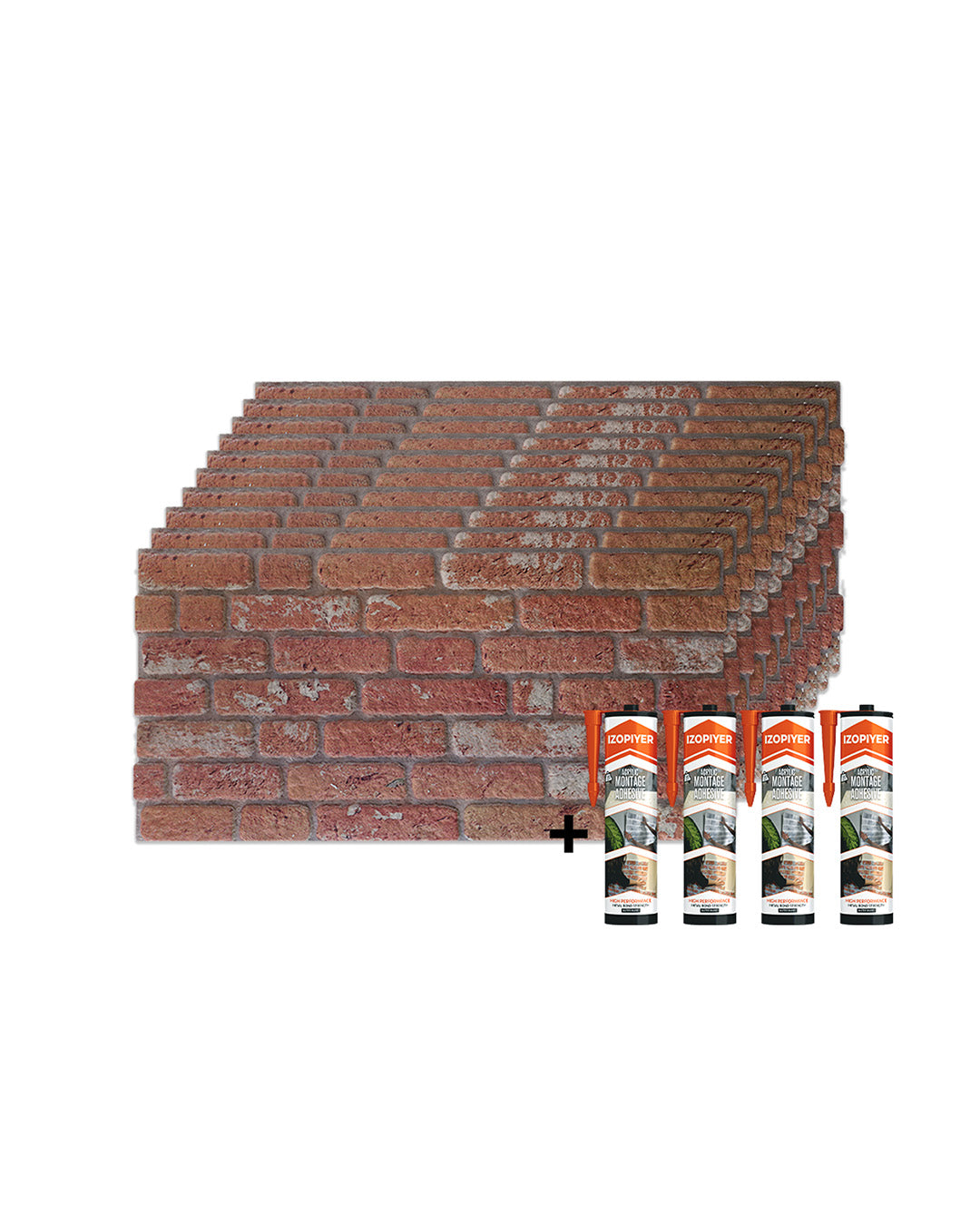 Vintage Dream SL-1716 | 3D Brick Effect Decorative Wall Panels, 20x40in | 3/10/20 Panel Options