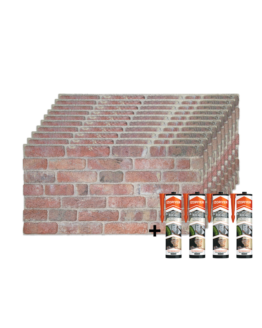Stone Bridge SL-1902 | 3D Brick Effect Decorative Wall Panels, 20x40in | 3/10/20 Panel Options