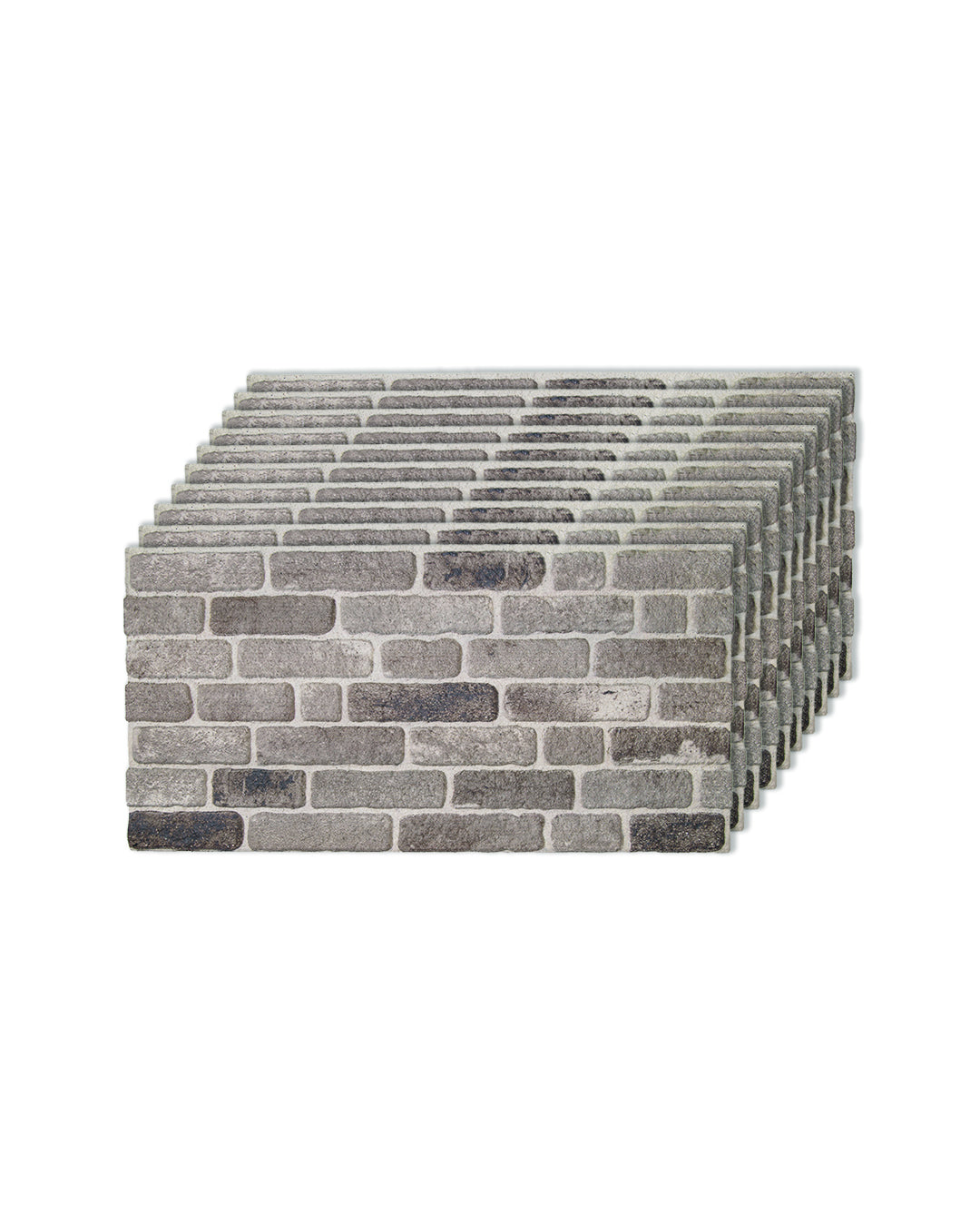 Path Of Gray SL-1926 | 3D Brick Effect Decorative Wall Panels, 20x40in | 3/10/20 Panel Options