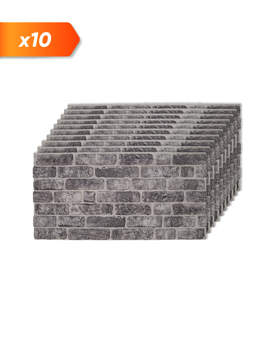 Old Town SL-1703 | 3D Brick Effect Decorative Wall Panels, 20x40in | 3/10/20 Panel Options