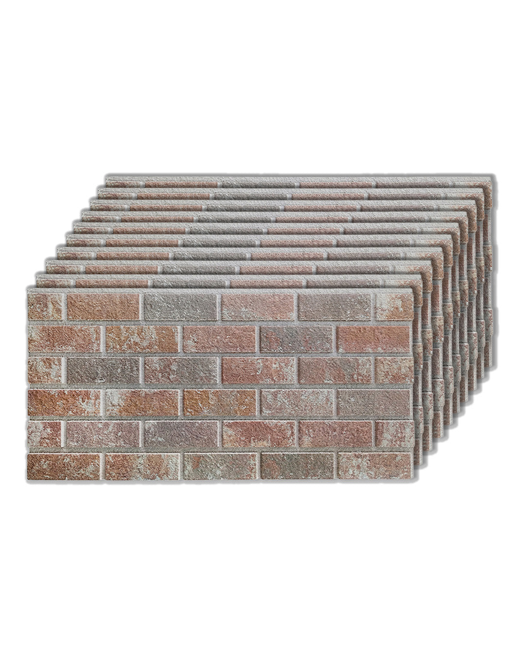 Mocha Royal T-1901 | 3D Brick Effect Decorative Wall Panels, 20x40in | 3/10/20 Panel Options