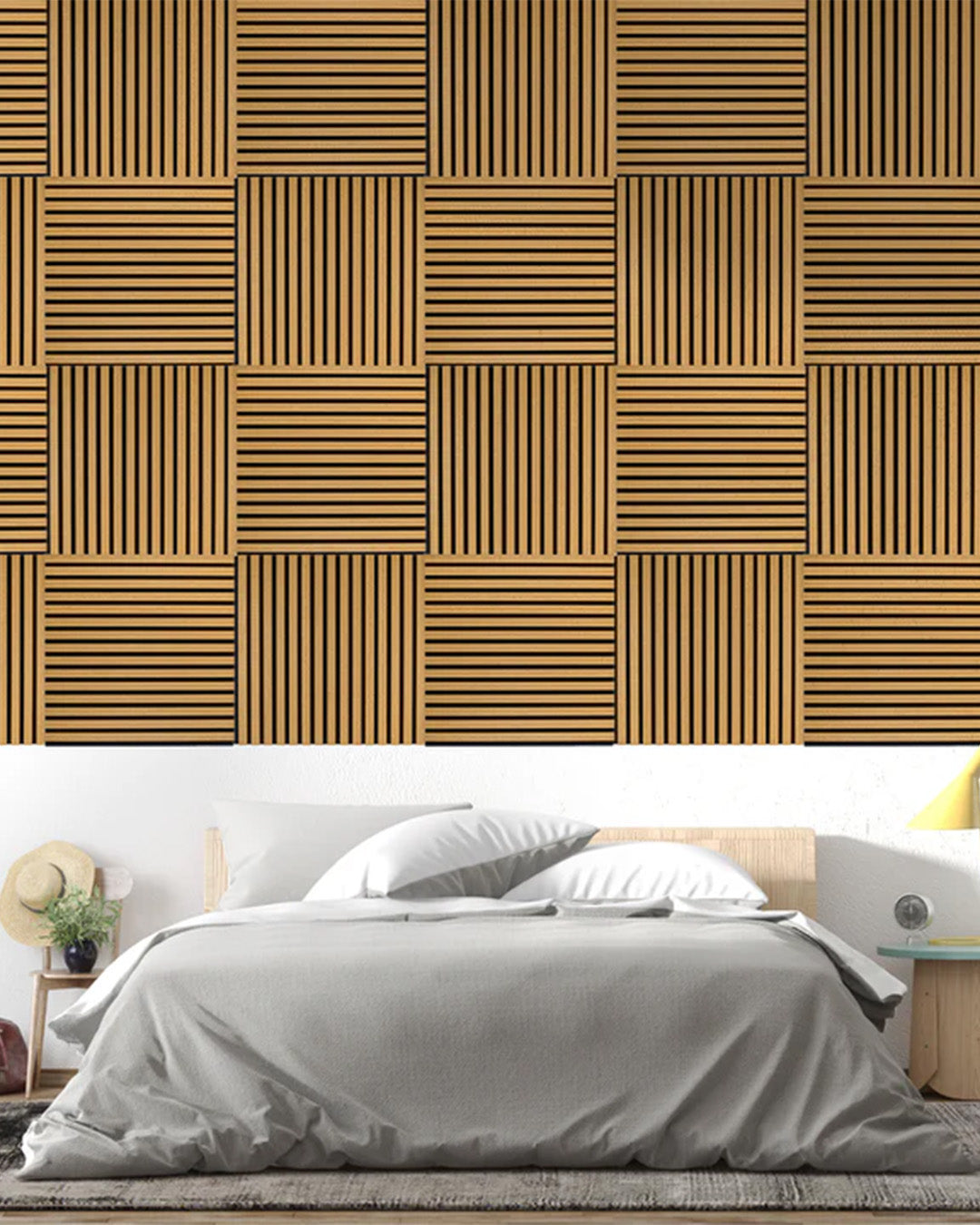 Refreshing Oak Harmony Wood-T55 Acoustic Wood Wall Panels