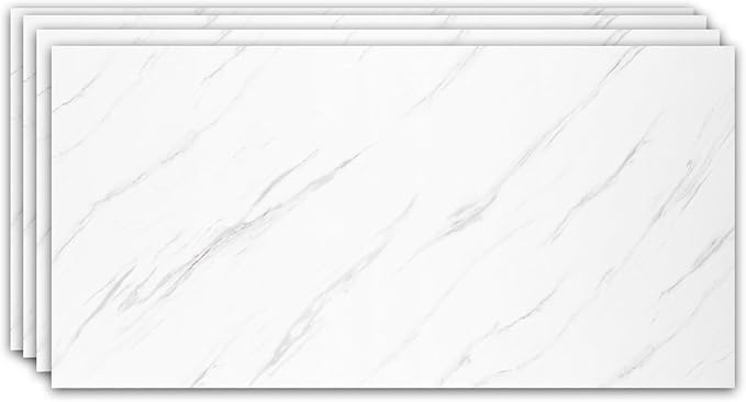 Ice Berg Grey Marble Look Wallpanels (24in x 48in)
