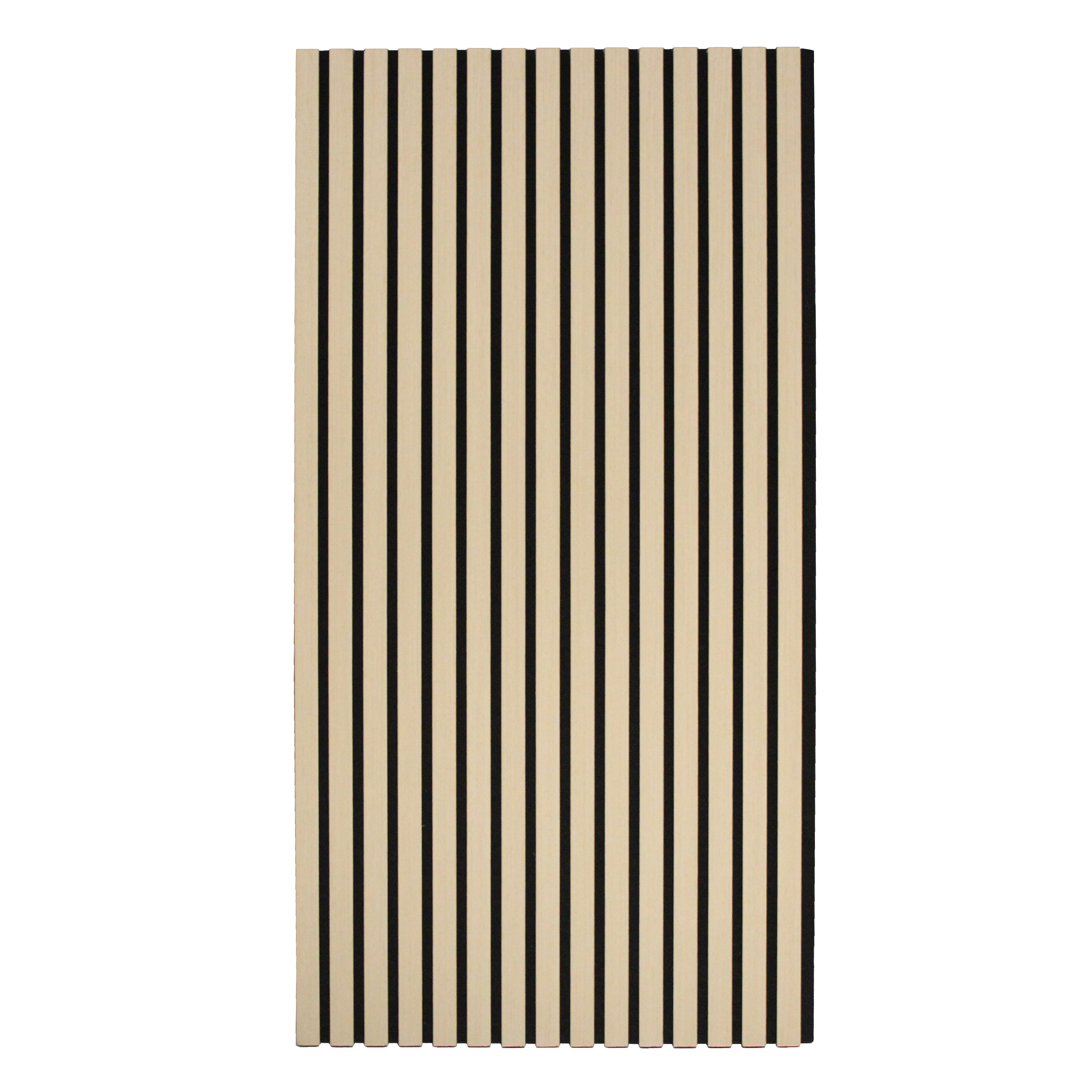 Acoustic Wood Wall Panel, Peel and Stick, 24inx48in– White Oak