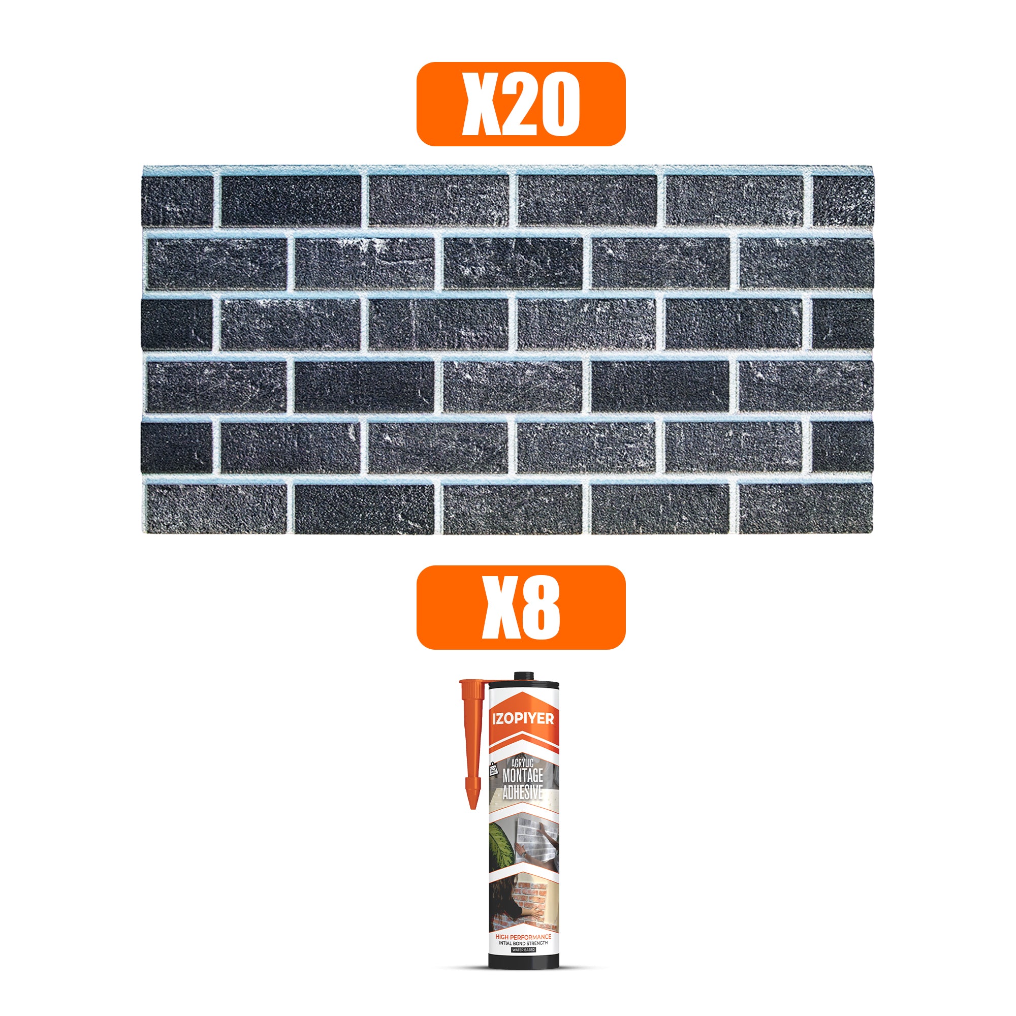 Ash Smoke T-1905 3D Decorative Wall Panels