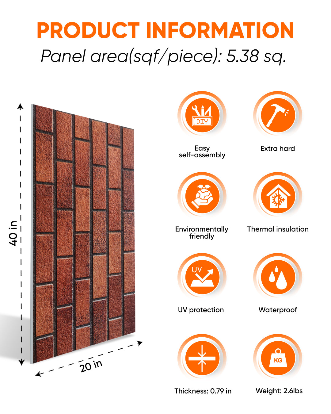 Oldbury T-1705 3D Decorative Wall Panels
