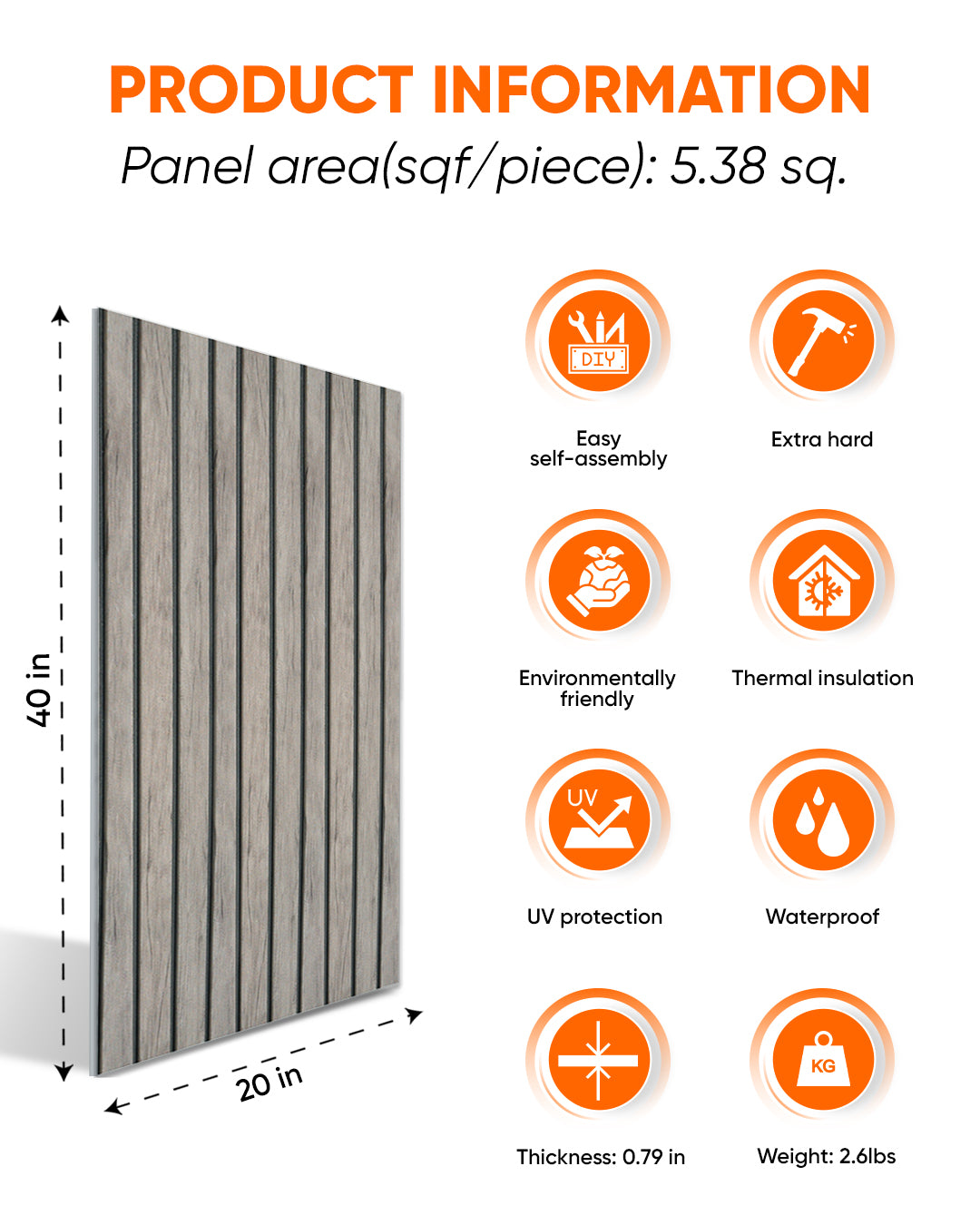 Shadow Touch Wood AP-14 3D Wood Effect Wall Panels 5Pieces
