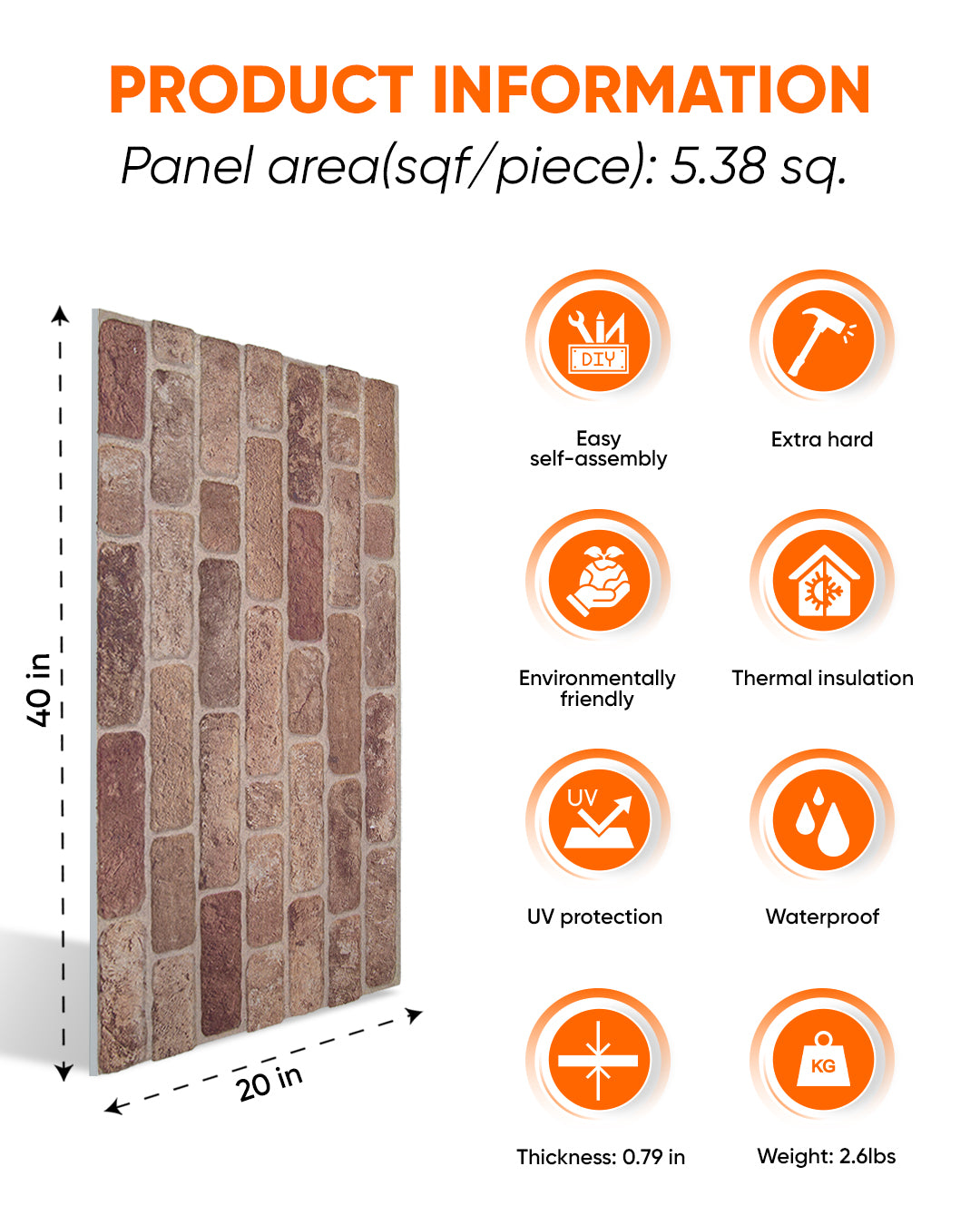 Farmhouse Style Slim L-1901 3D Decorative Wall Panels