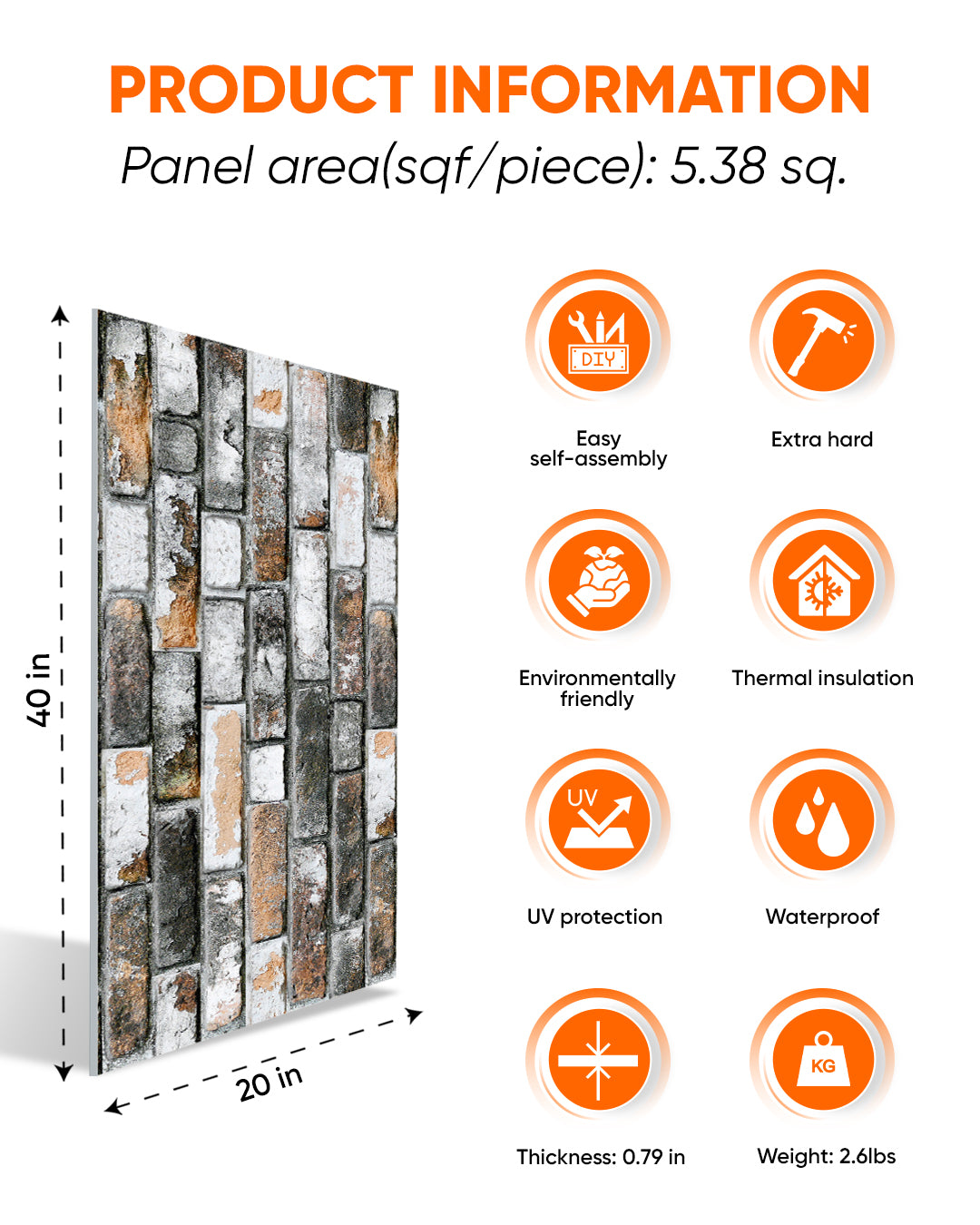 Towards The Bridge Slim L-1804 3D Decorative Wall Panels