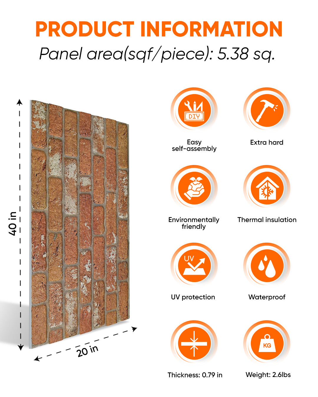 Vintage Dream Slim L-1716 3D Decorative Wall Panels