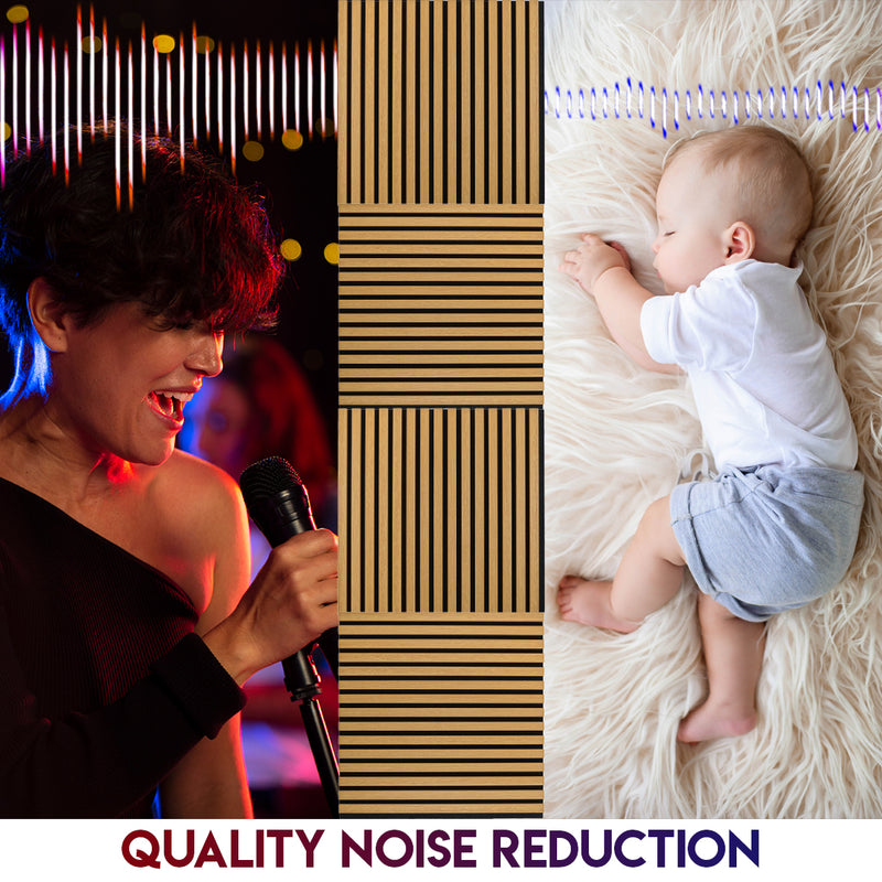 Refreshing Oak Harmony Wood-T55 Acoustic Wood Wall Panels