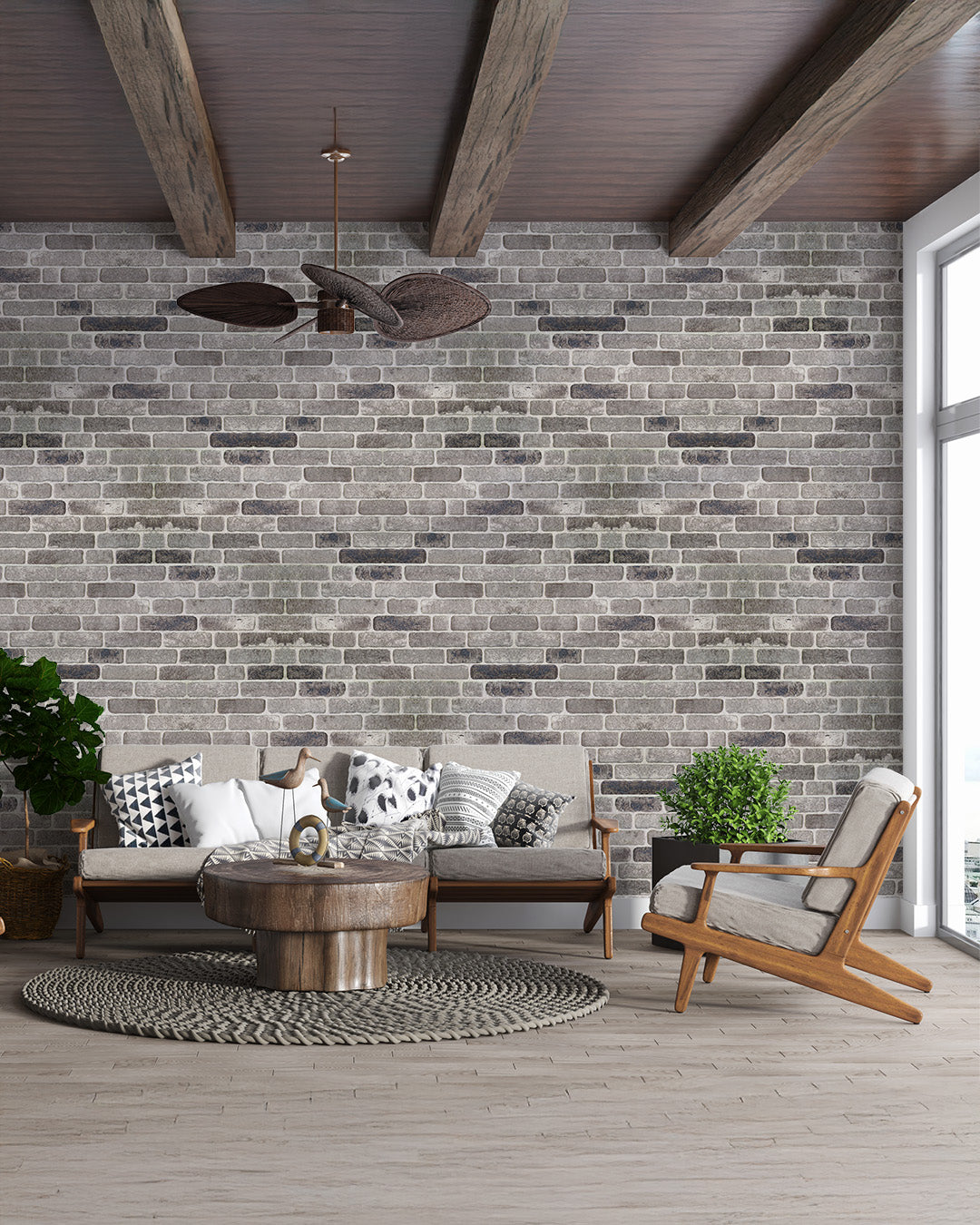 Path Of Gray Slim L-1926 3D Decorative Wall Panels