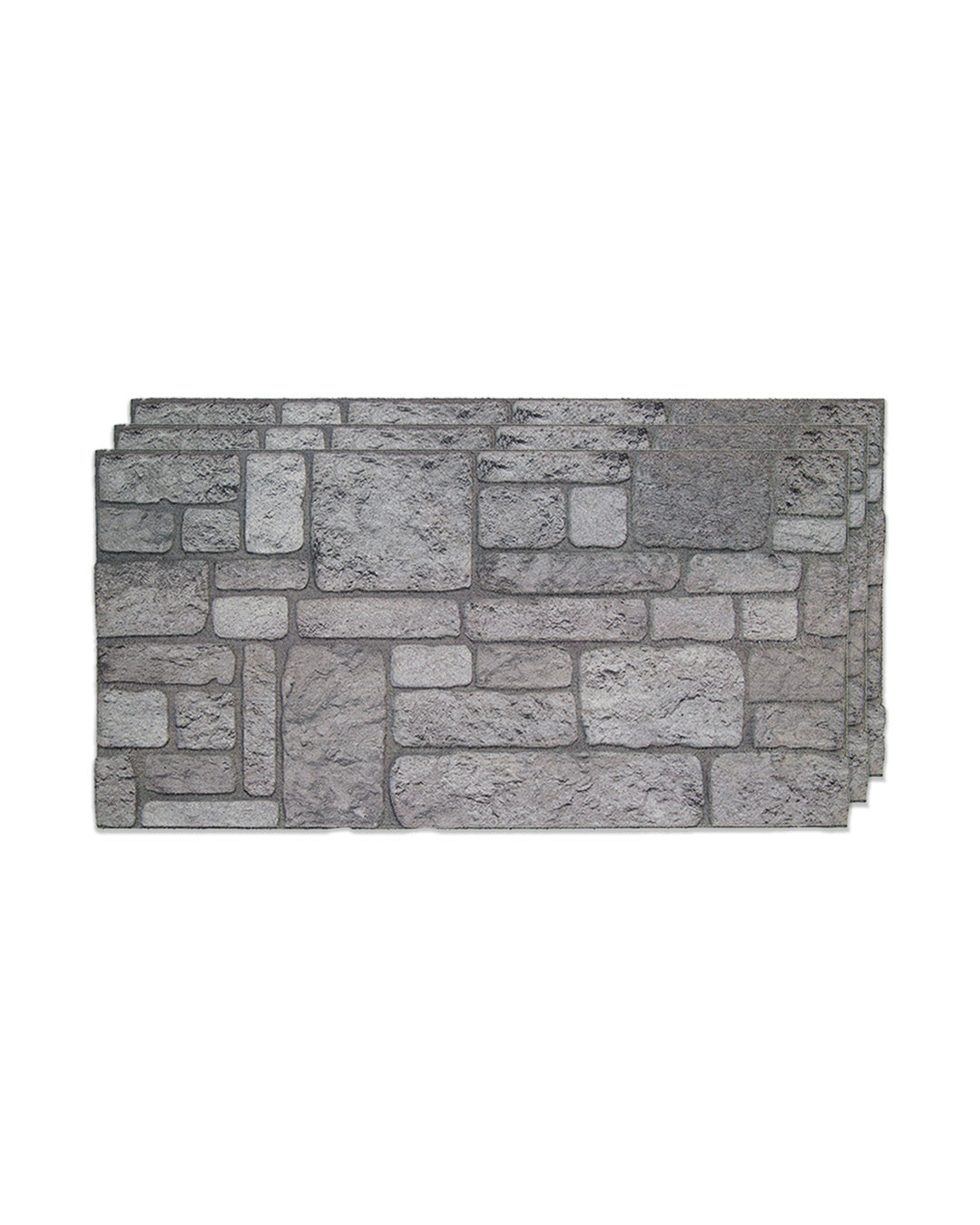 Backyard K-04 | 3D Stone Effect Decorative Wall Panels, 20x40in | 3/10/20 Panel Options