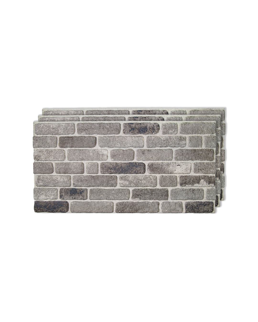 Path Of Gray SL-1926 | 3D Brick Effect Decorative Wall Panels, 20x40in | 3/10/20 Panel Options