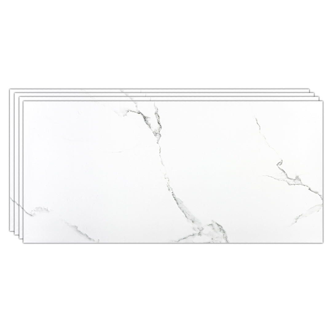 White Serenity Marble Look Wallpanels (24in x 48in)