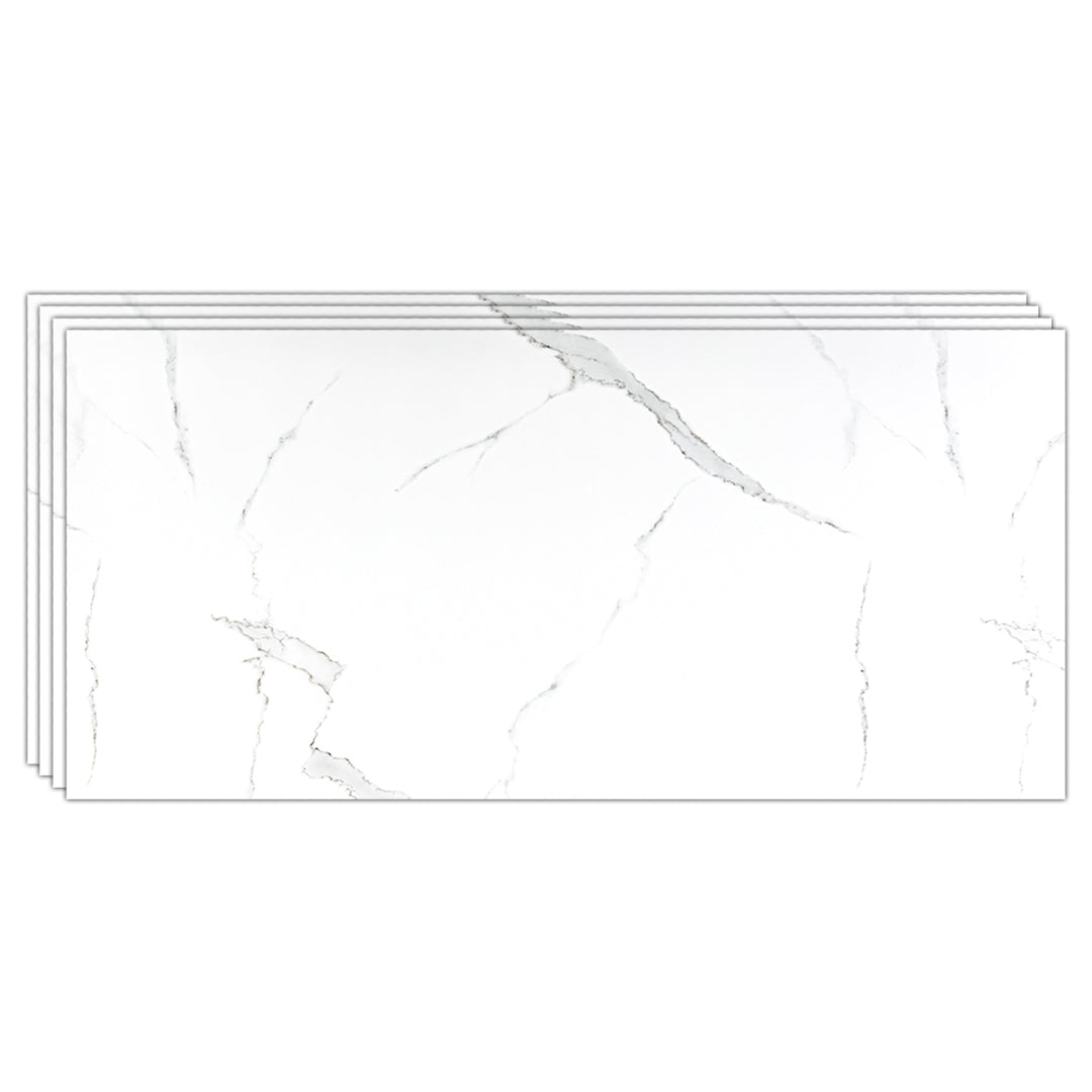 Ivory Cloud Marble Look Wallpanels (24in x 48in)