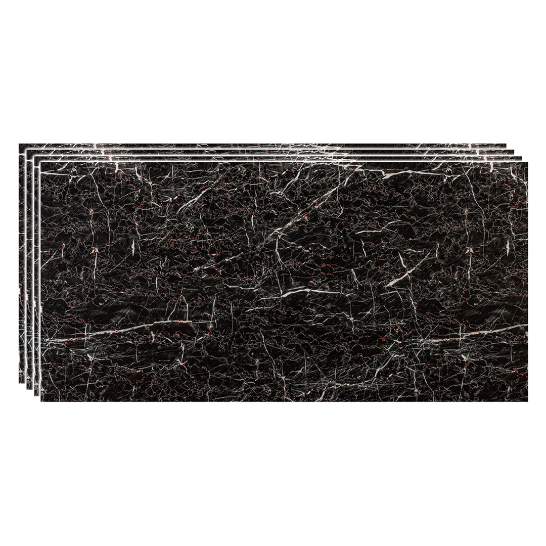 Crimson Vein Marble Look Wallpanels (24in x 48in)