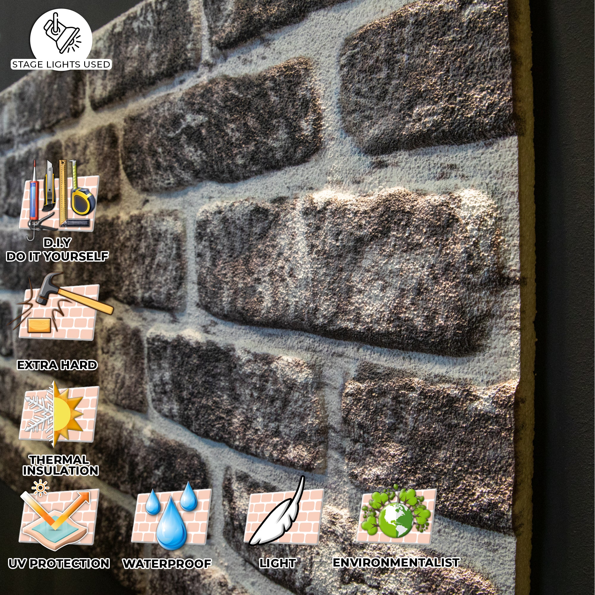 Old Town Slim L-1703 3D Decorative Wall Panels