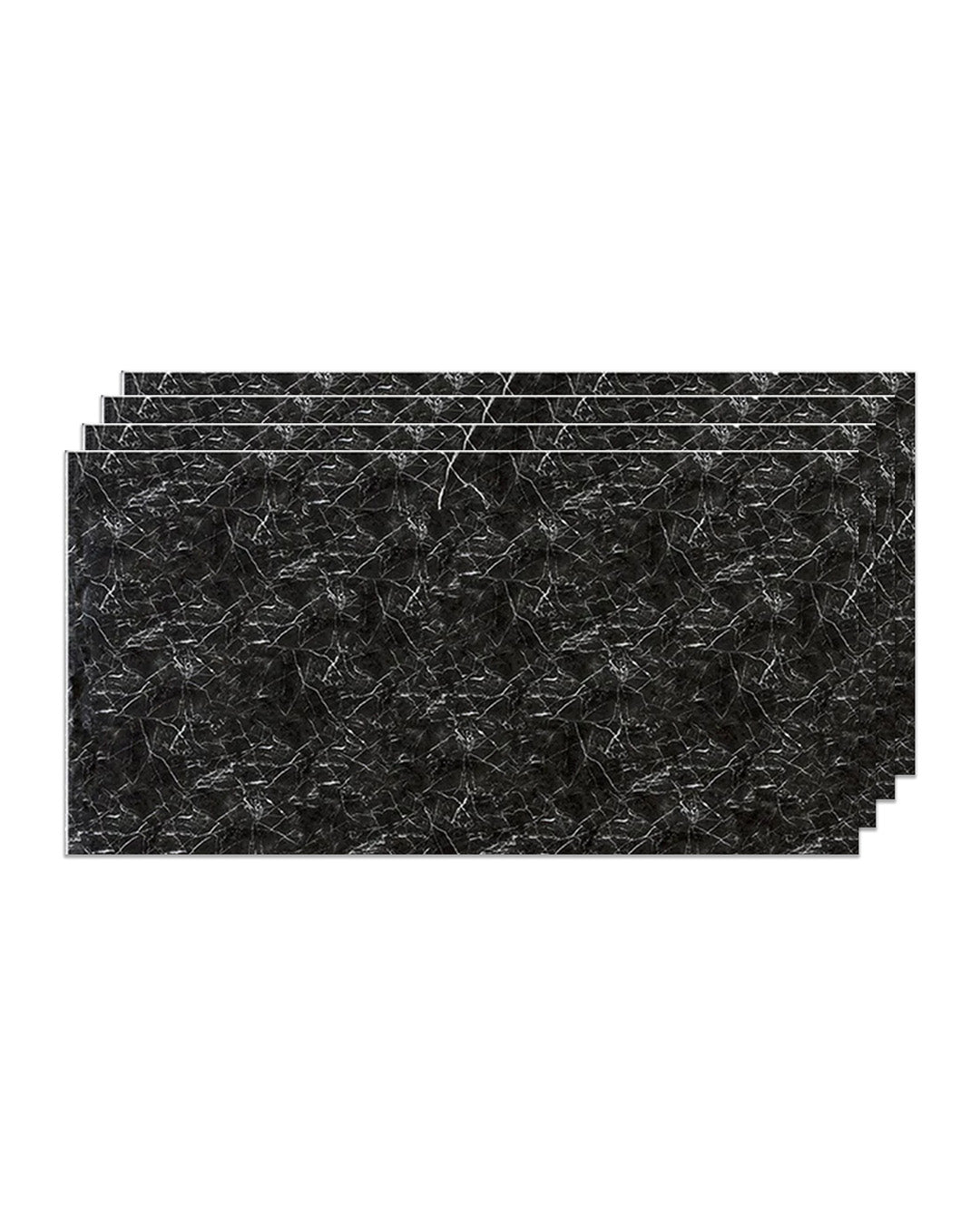 Nightfall Vein | Marble Look Decorative Wall Panels (24"x48") | 4 Pieces  | Alternative to Bathroom & Kitchen Tiles, Shower Wall Panels, Kitchen Backsplash