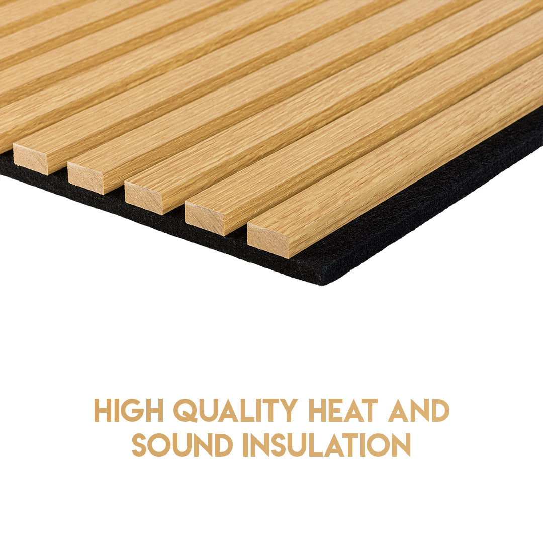 Refreshing Oak Harmony Wood-T55 Acoustic Wood Wall Panels