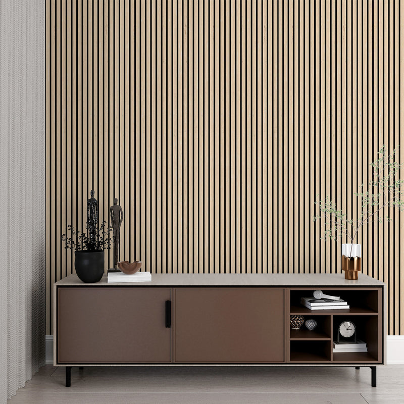 Refreshing Oak Harmony Wood-T55 Acoustic Wood Wall Panels