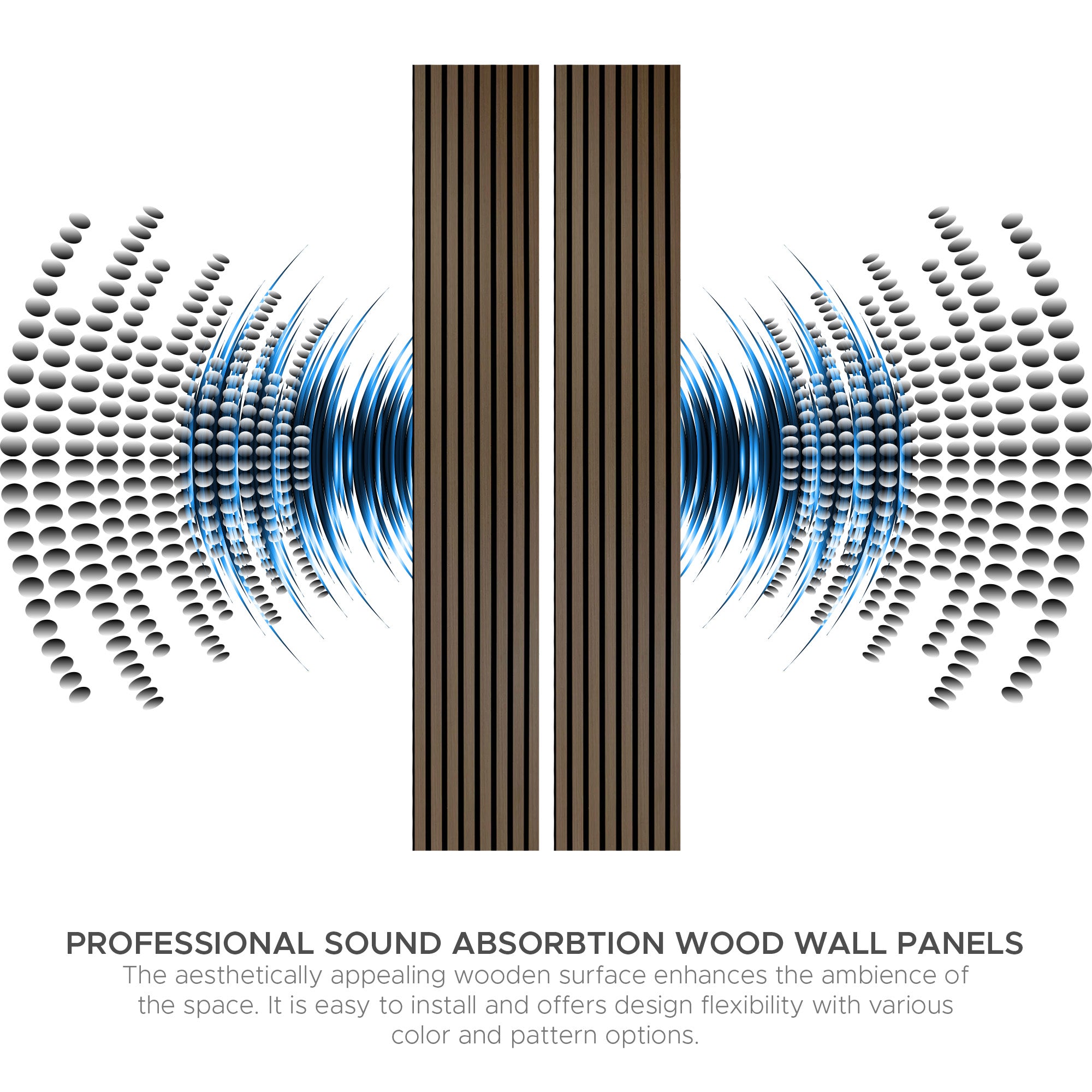 Vintage Time Harmony Wood-T46 Acoustic Wood Wall Panels