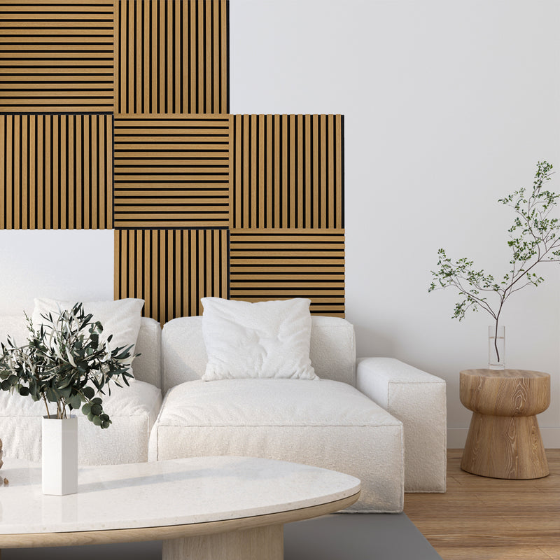 Refreshing Oak Harmony Wood-T55 Acoustic Wood Wall Panels