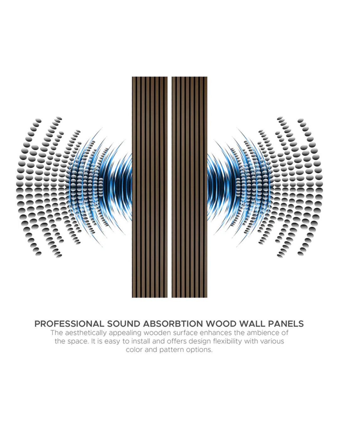 Vintage Time Harmony Wood-T46 Acoustic Wood Wall Panels