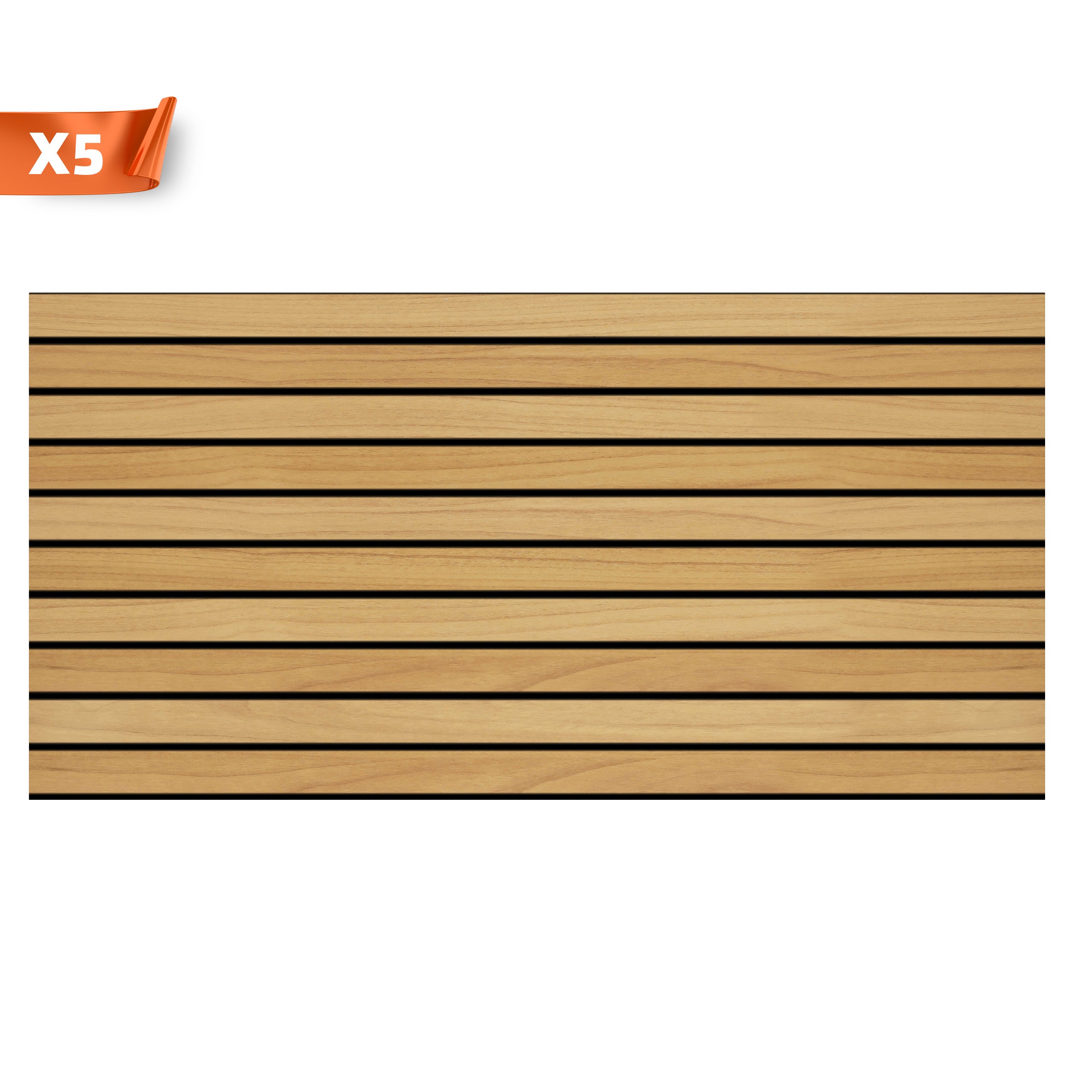 Light Wood AP-01 3D Wood Effect Wall Panels 5Pieces