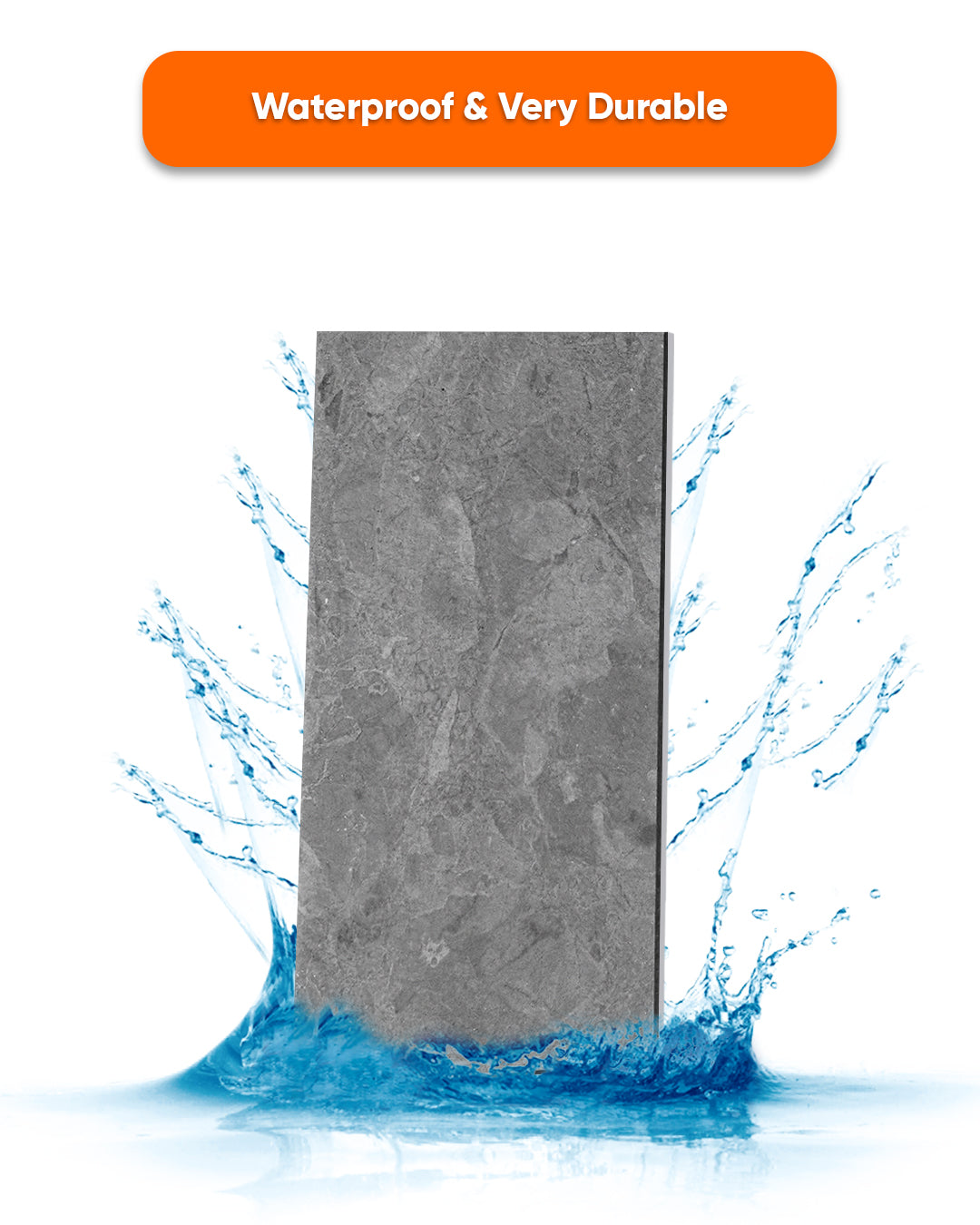 Concrete Aura AT-20 | 3D Concrete Effect Decorative Wall Panels, 20x40in | 3/10/20 Panel Options