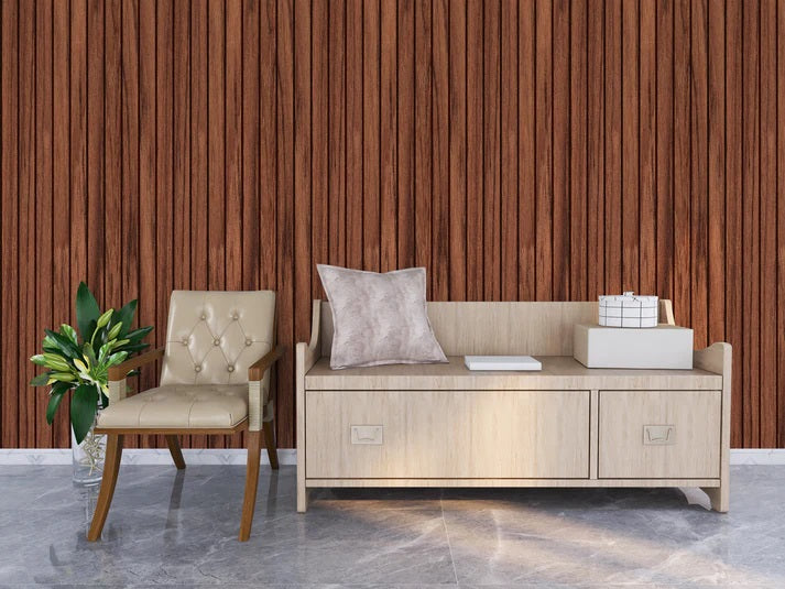 Wisdom Faux Wood AL-104 3D Acoustic Wall Panels (3 Pieces)