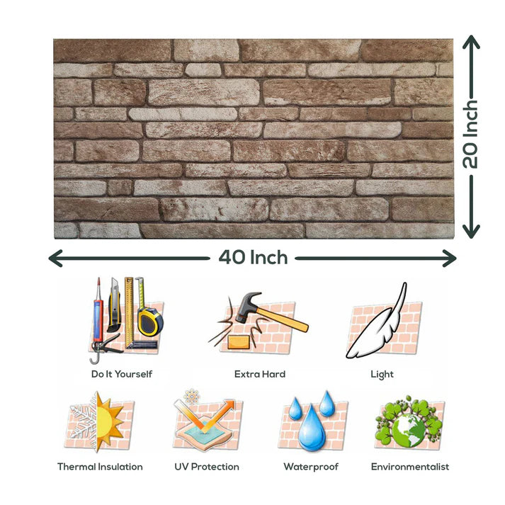 Brick Panel SP-0011 (Pack Of 10).