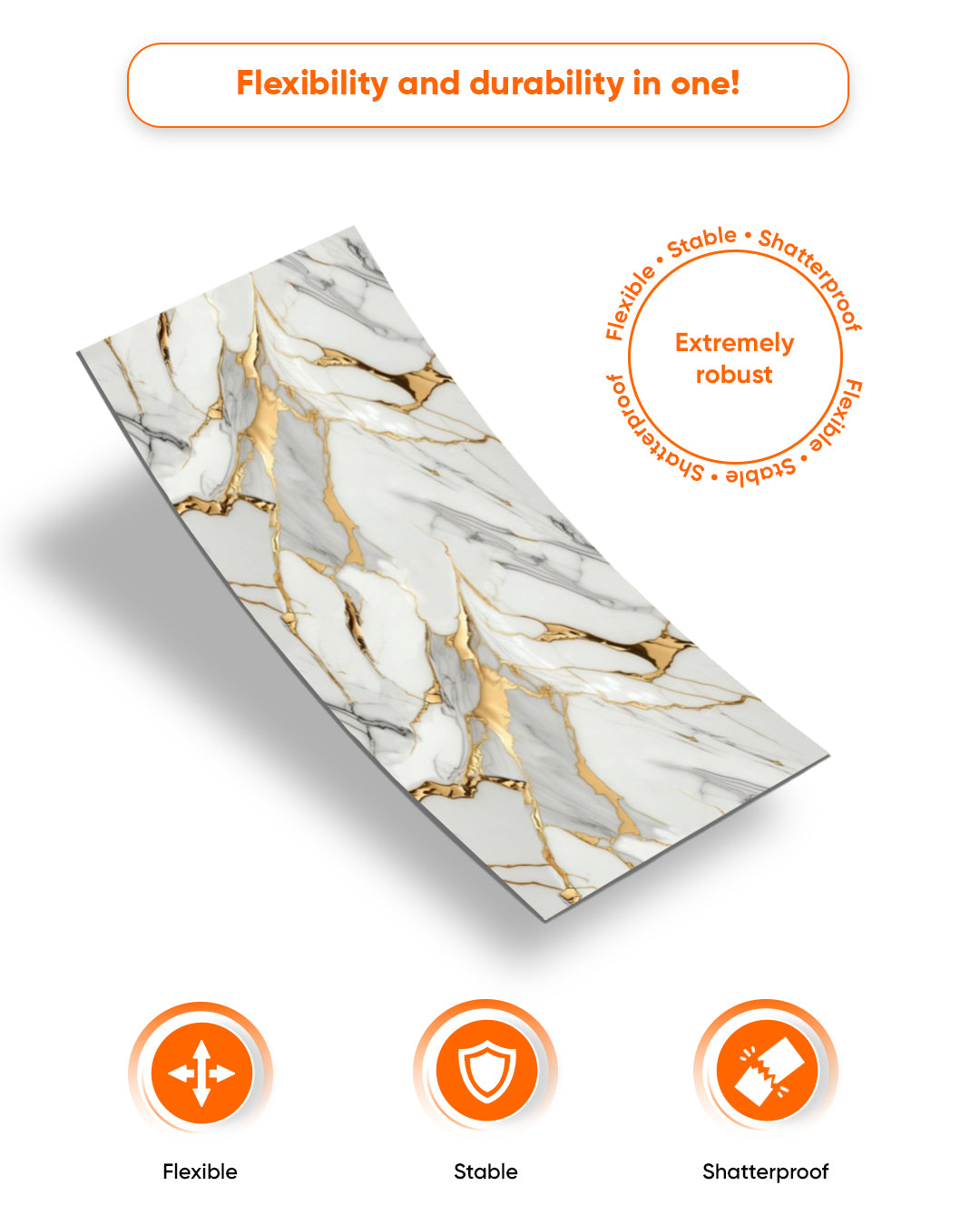 Golden Veil M-1031 Marble Look Wallpanels (24in x 48in)
