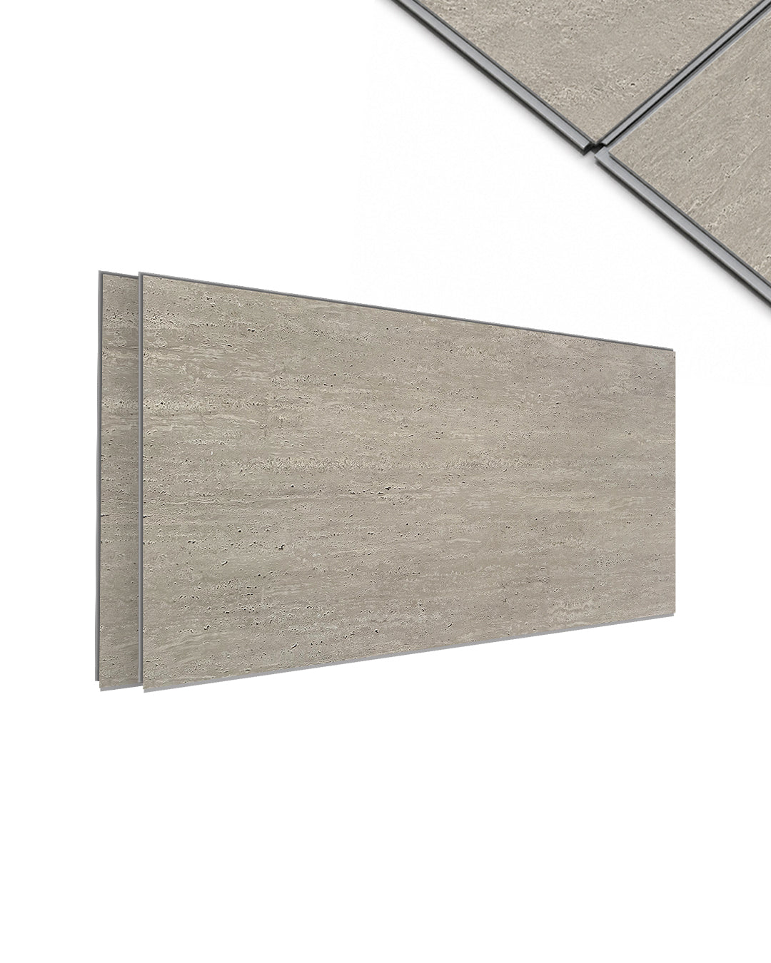 Desert Silence - Spc Lock System Marble Effect Wall Panel (24 × 46 in) Matte Finish