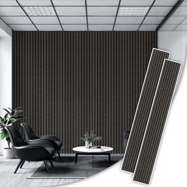 Black Leaf Harmony Wood-T74 Acoustic Wood Wall Panels